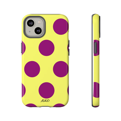 Polka Dots (Yellow & Purple)