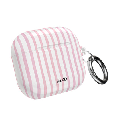 Blush Stripes AirPods Cases
