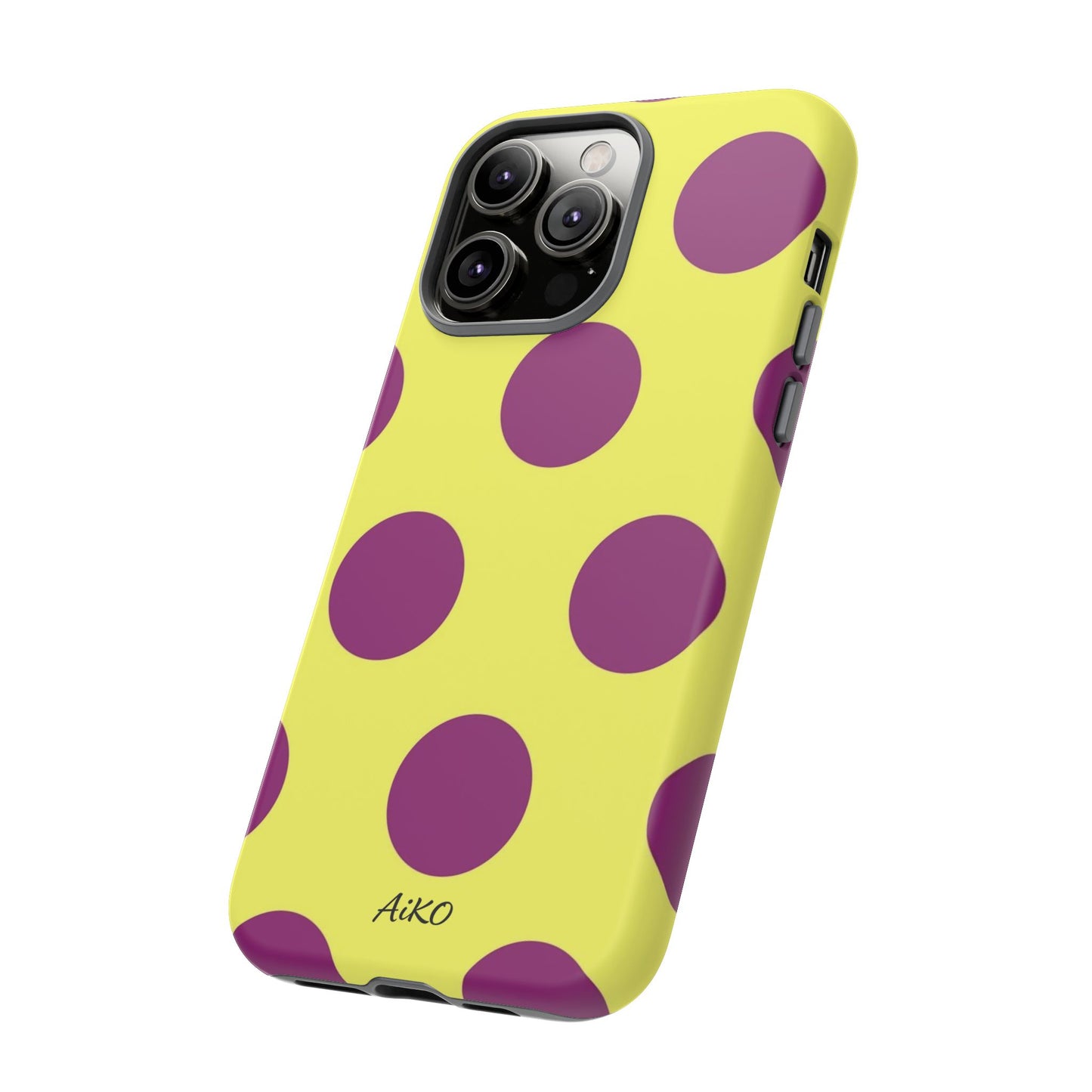 Polka Dots (Yellow & Purple)