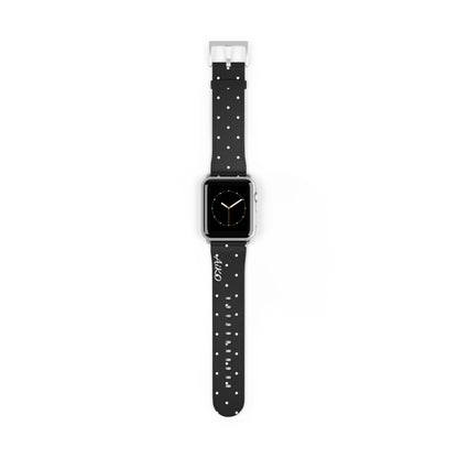 Polka Dot ( Black and White) Apple Watch Band