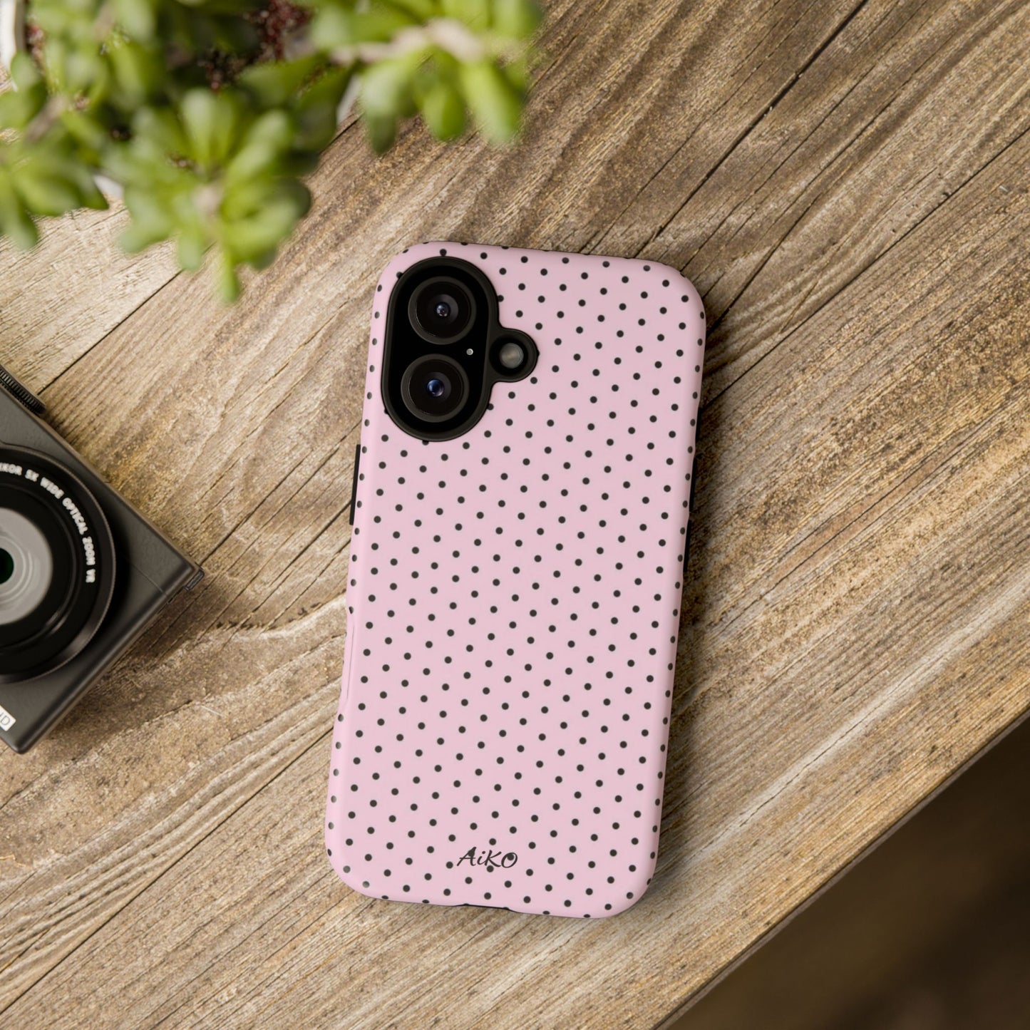 Baby Dots (Black and Pink)