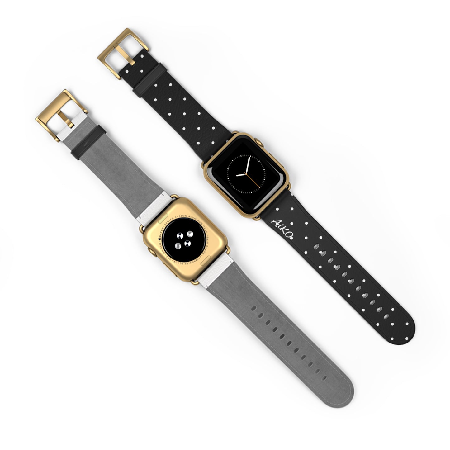 Polka Dot ( Black and White) Apple Watch Band