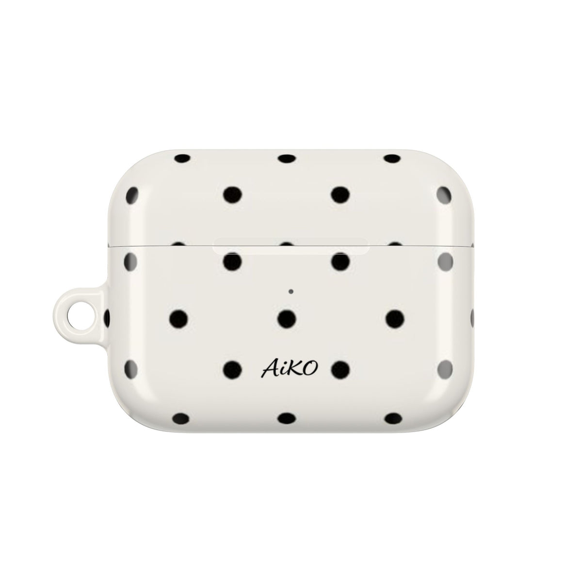 Polka Dot ( White and Black) AirPods Cases