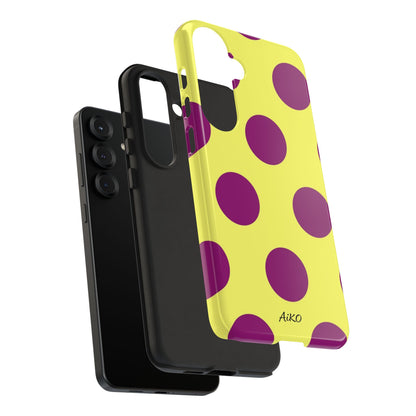 Polka Dots (Yellow & Purple)