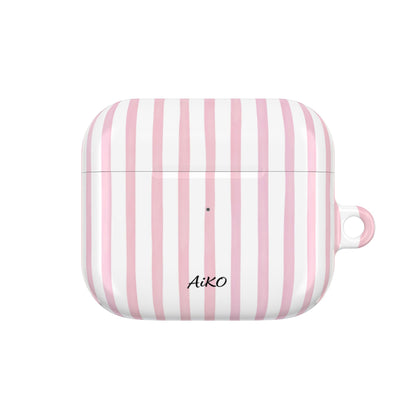 Blush Stripes AirPods Cases