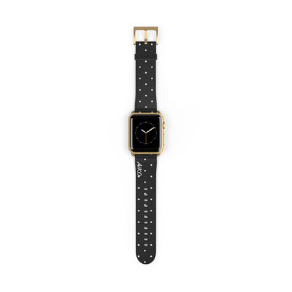 Polka Dot ( Black and White) Apple Watch Band
