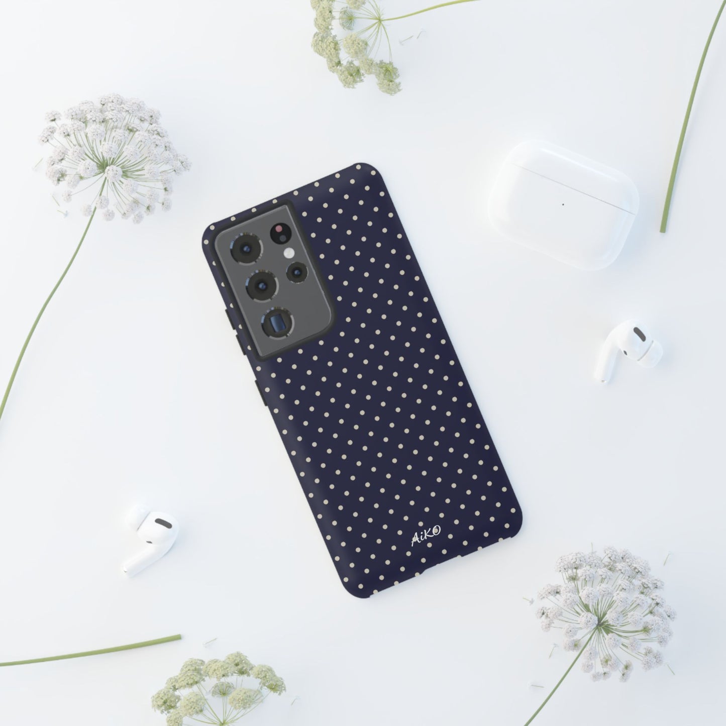 Baby Dots ( Navy and Blue)