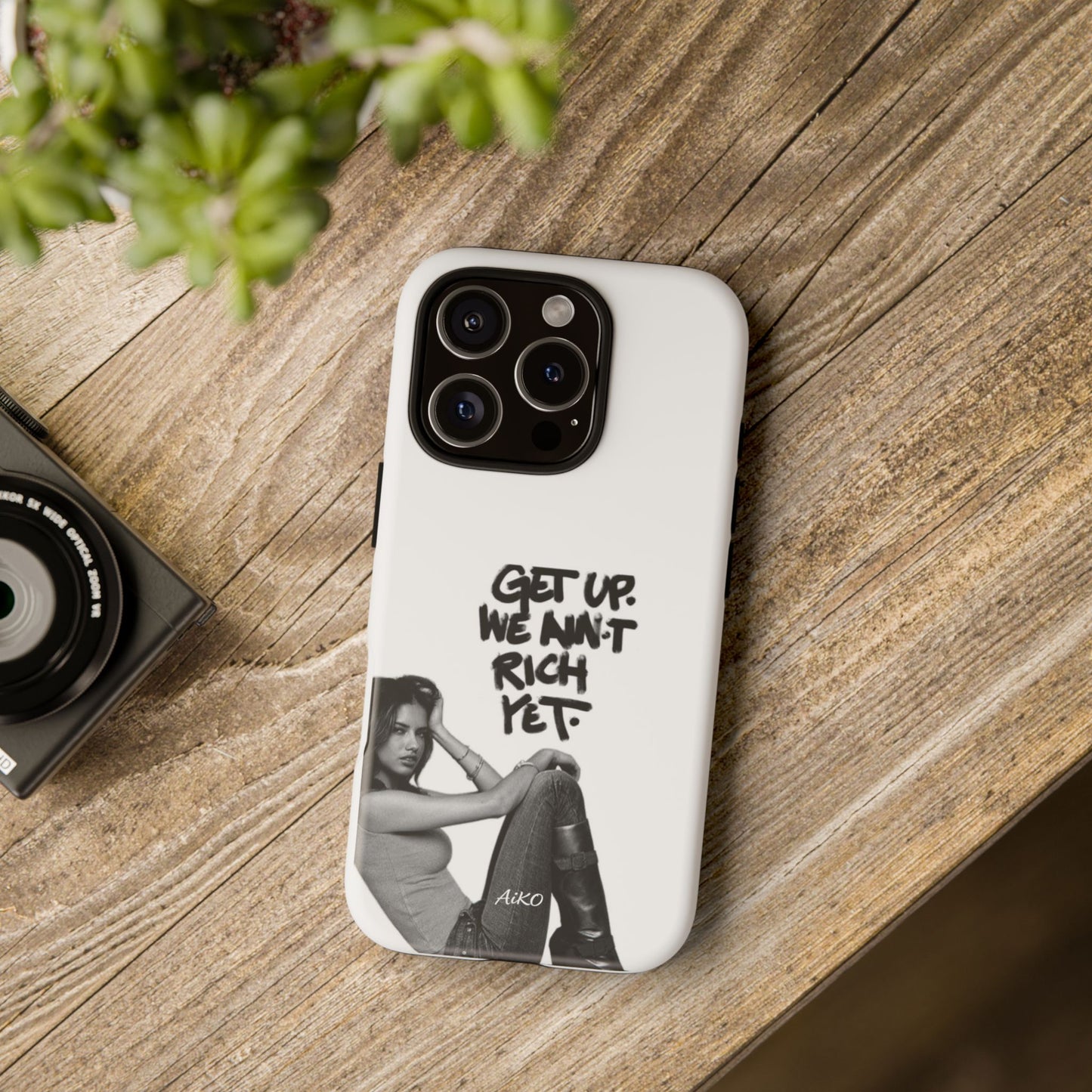 "Get Up We Ain't Rich Yet"