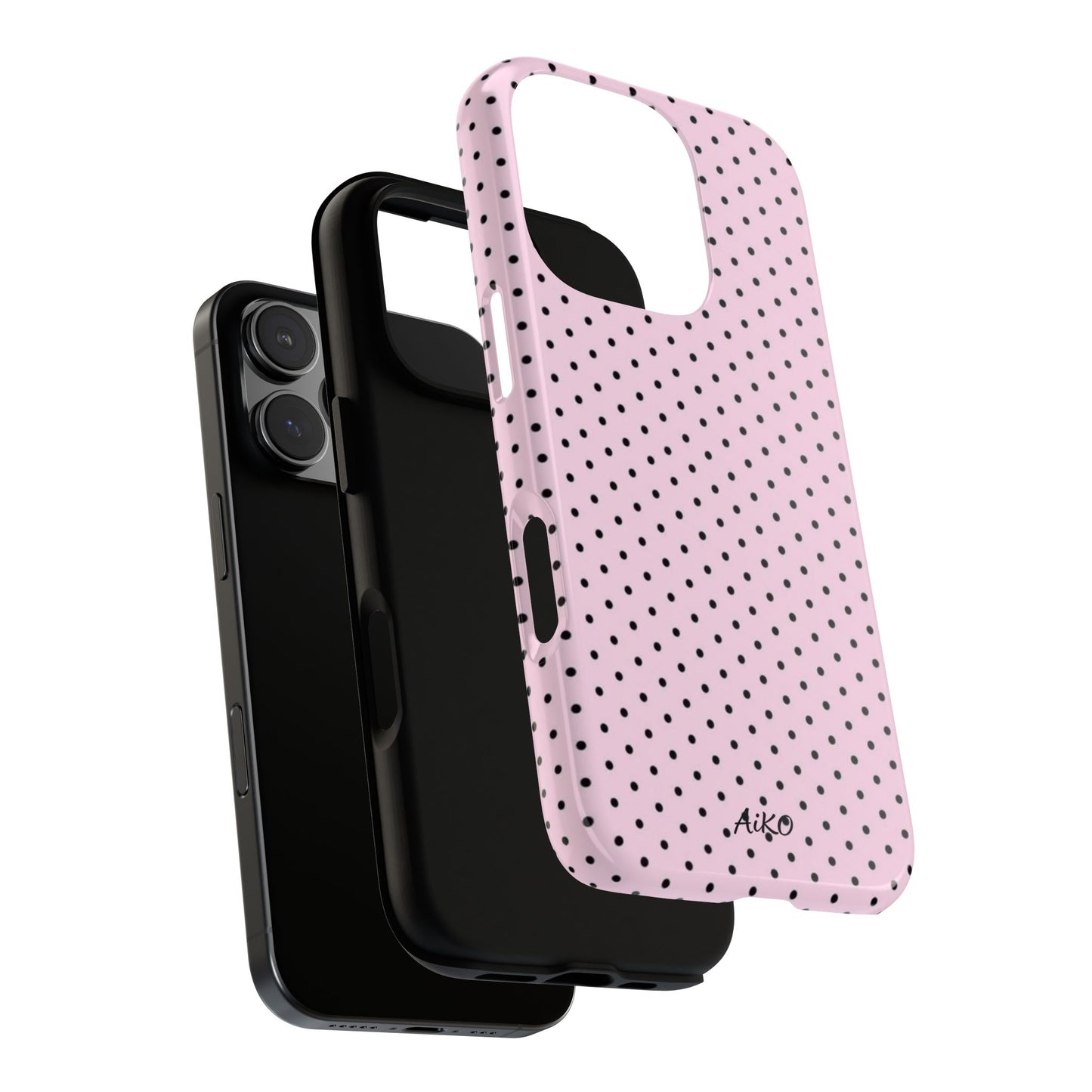Baby Dots (Black and Pink)