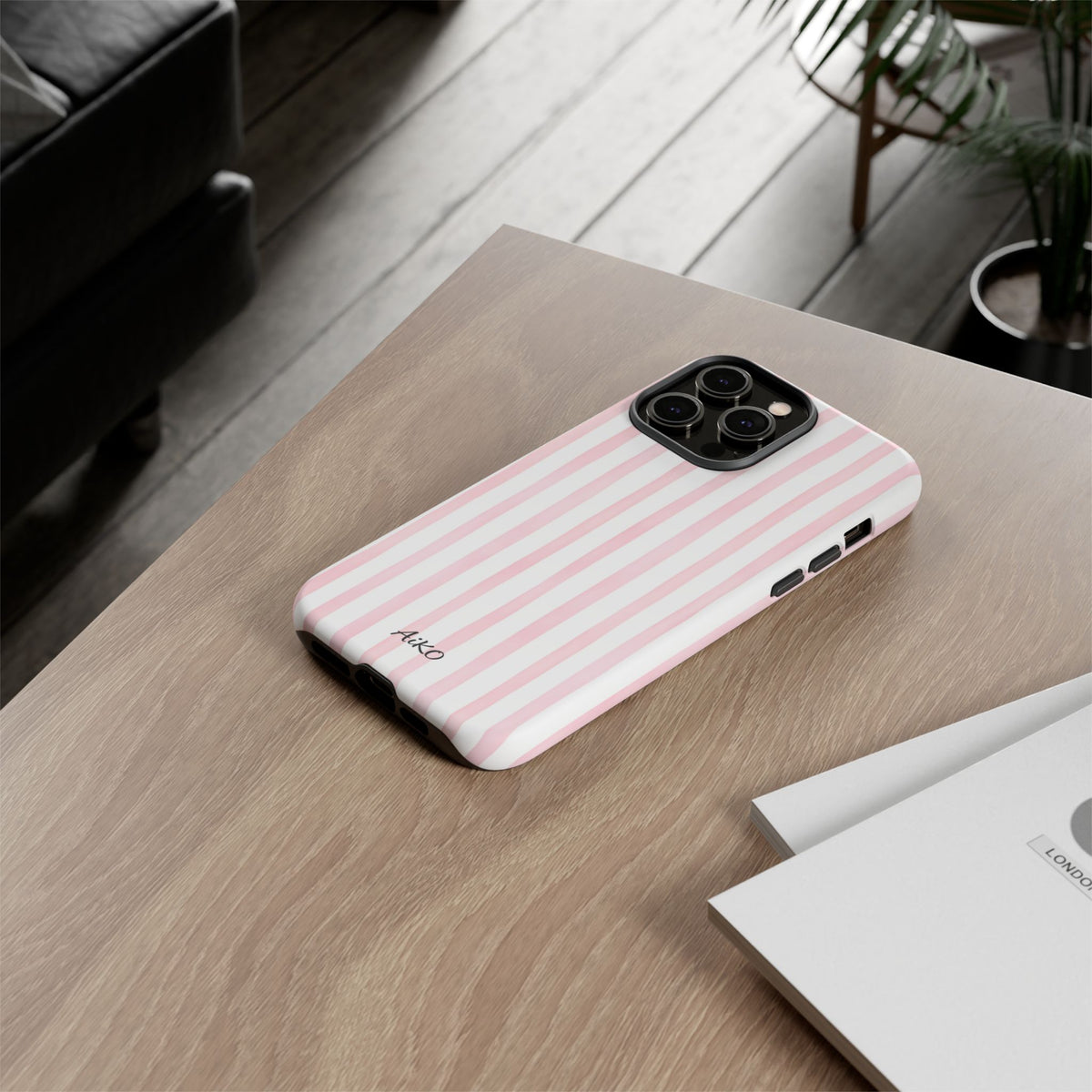 Pink Blush Stripes