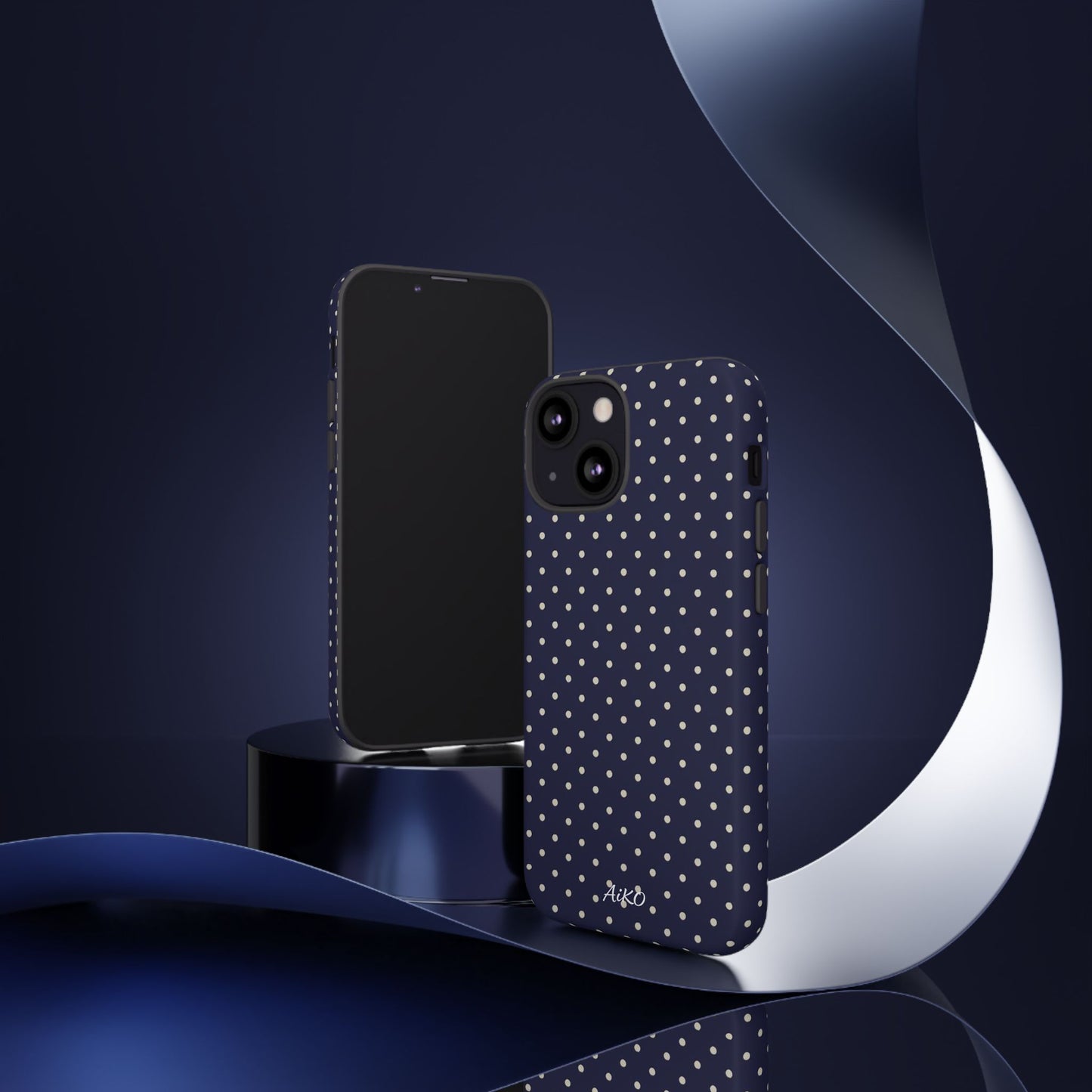 Baby Dots ( Navy and Blue)