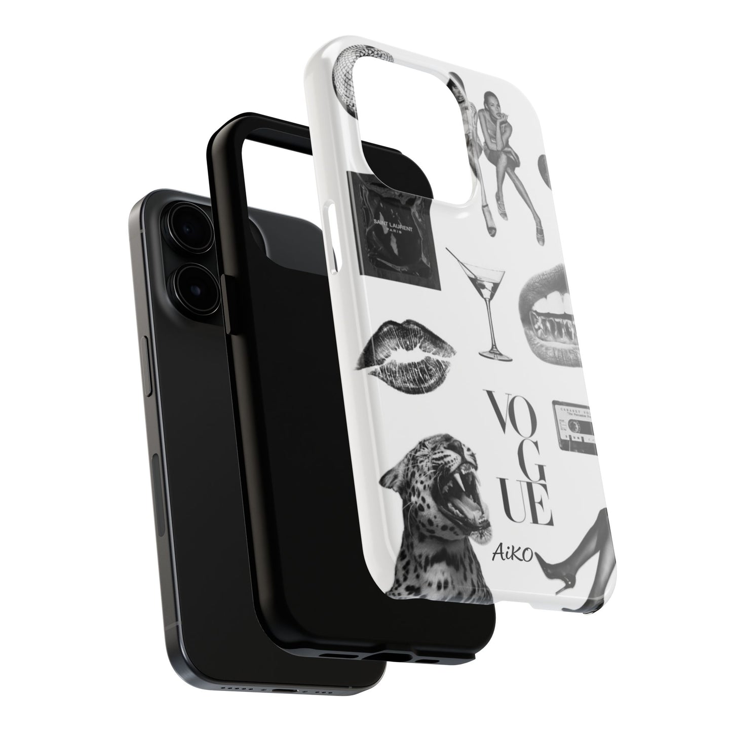 Black & White Fashion Graphic Cover