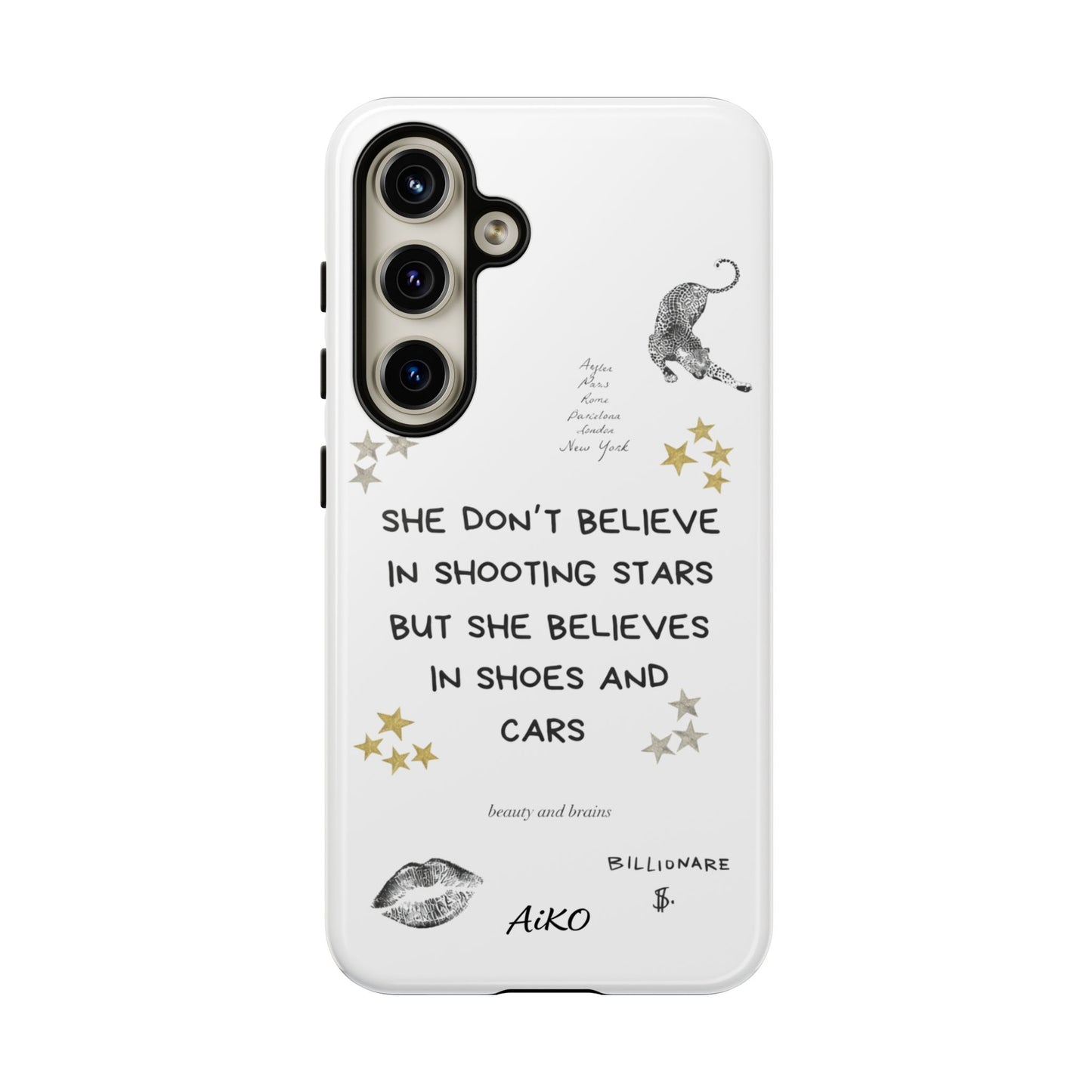 “She don’t believe in shooting stars”