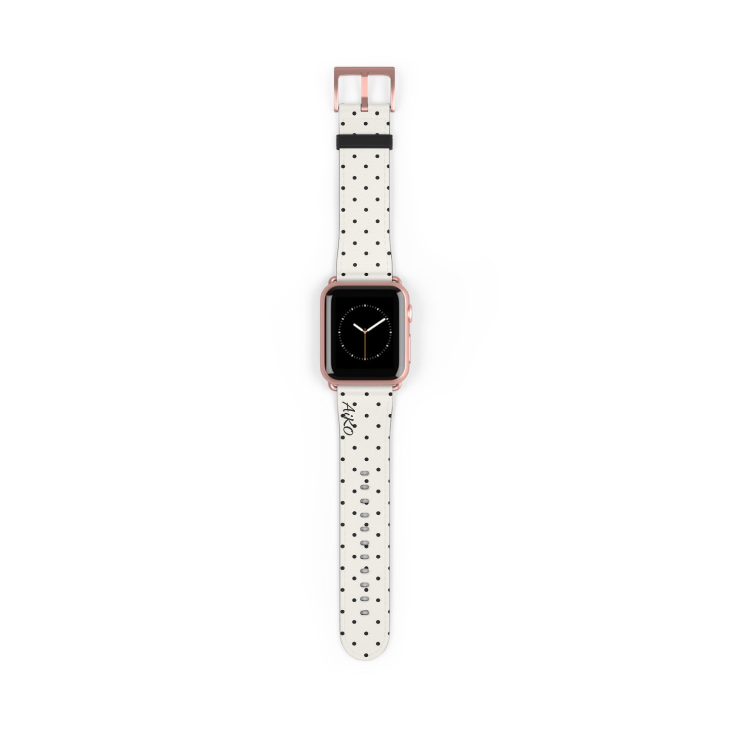 Polka Dot ( White and Black) Apple Watch Band