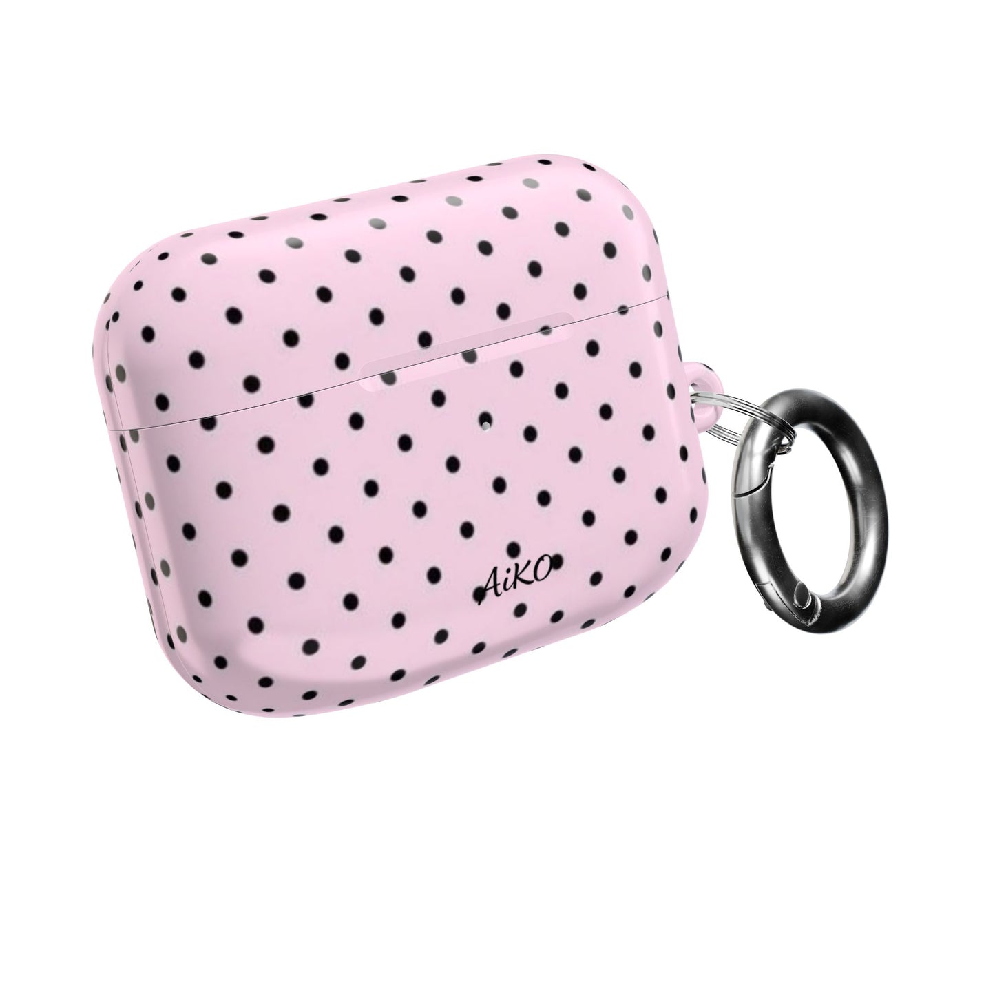 Polka Dot ( Pink and Black) AirPods Cases