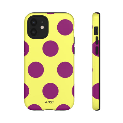Polka Dots (Yellow & Purple)