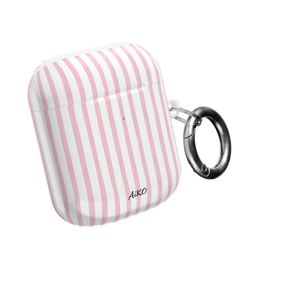 Blush Stripes AirPods Cases