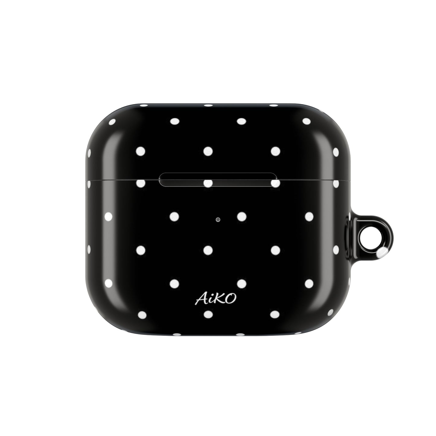 Polka Dot (Black and white) AirPods Cases