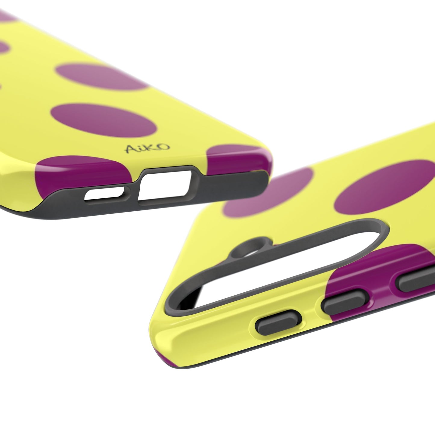 Polka Dots (Yellow & Purple)