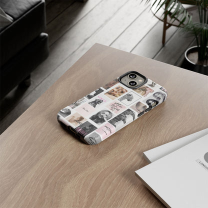 Fashion Collage Phone Case — Pink Vogue Magazine Aesthetic Tough Case