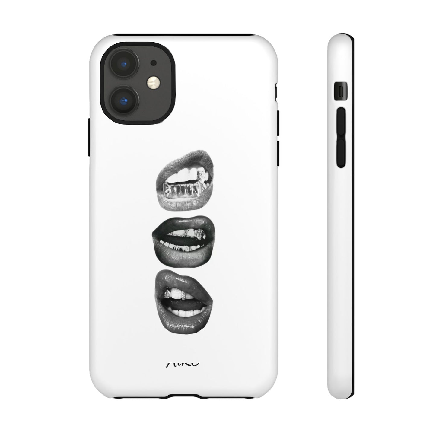 Monochrome Bite Lip Art