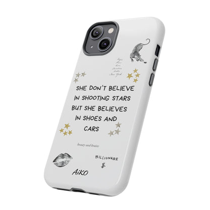 “She don’t believe in shooting stars”