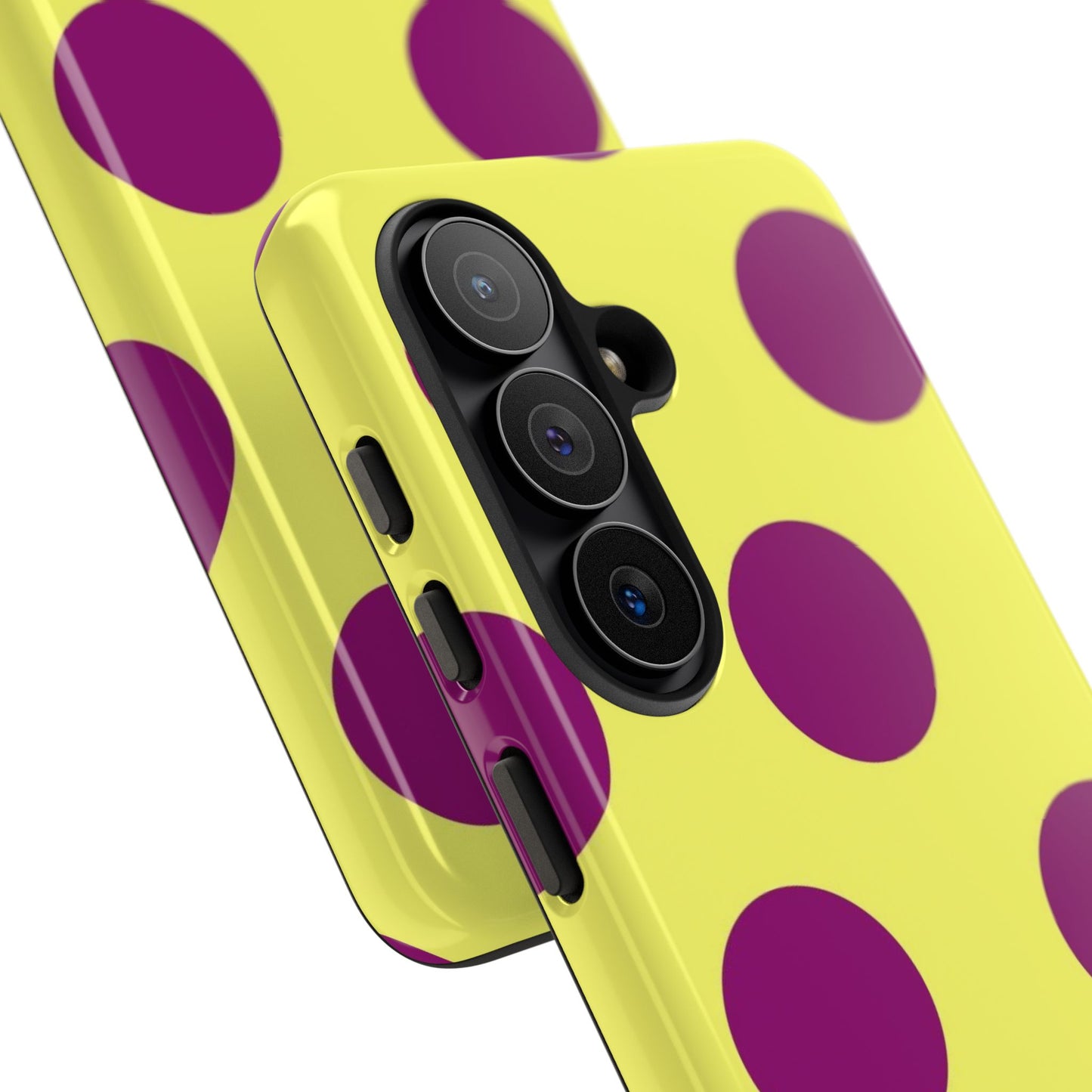 Polka Dots (Yellow & Purple)