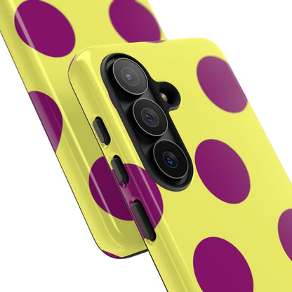 Polka Dots (Yellow & Purple)
