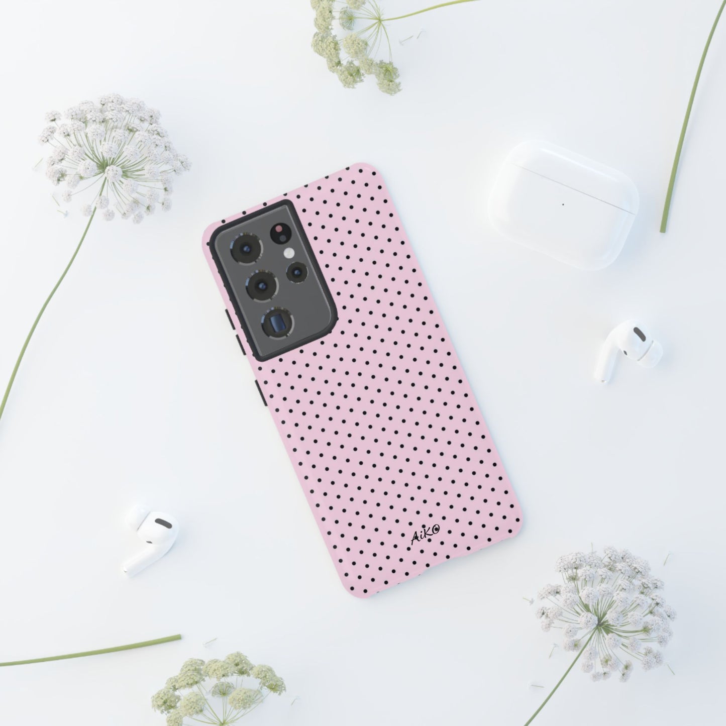 Baby Dots (Black and Pink)