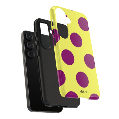 Polka Dots (Yellow & Purple)