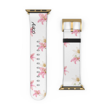 Blossom Grace (White) AppleWatch Band