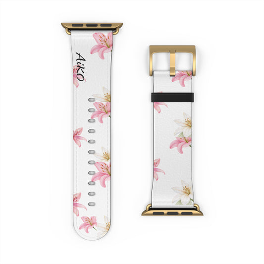 Blossom Grace (White) AppleWatch Band