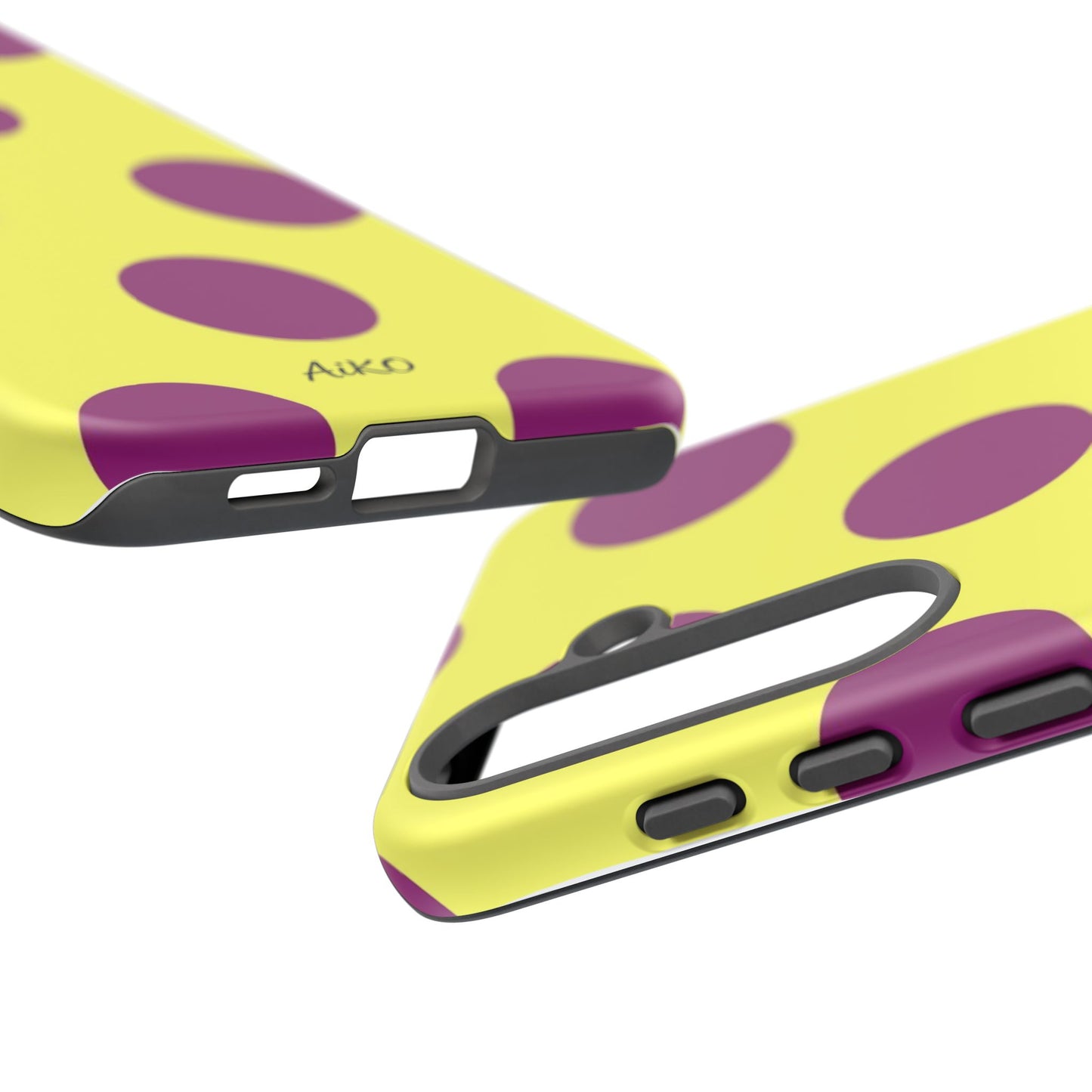 Polka Dots (Yellow & Purple)
