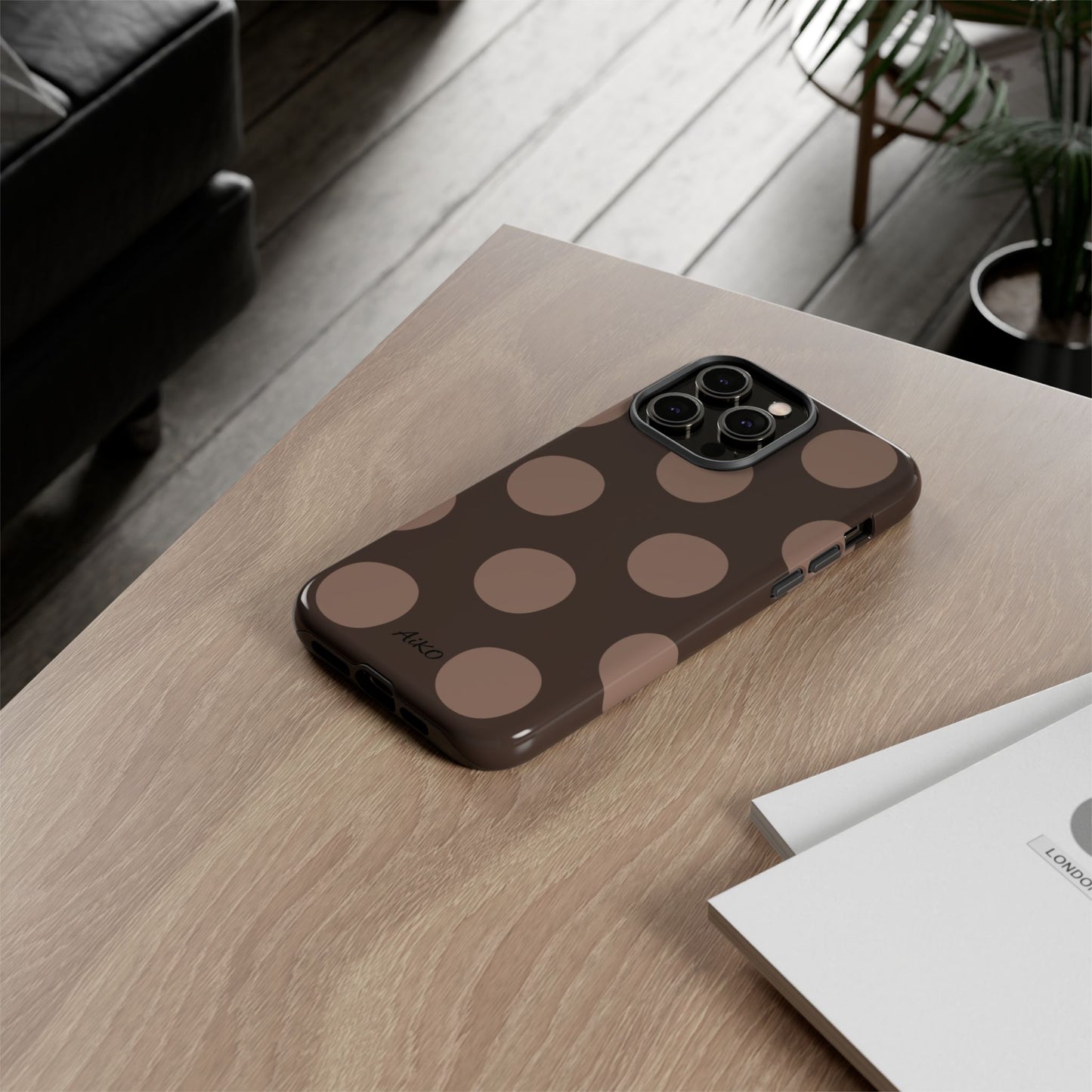 Polka Dots (Brown)