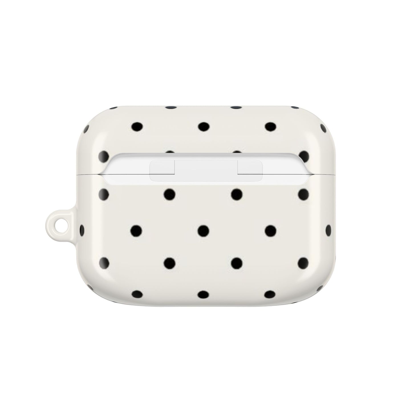 Polka Dot ( White and Black) AirPods Cases