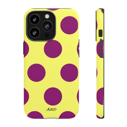Polka Dots (Yellow & Purple)