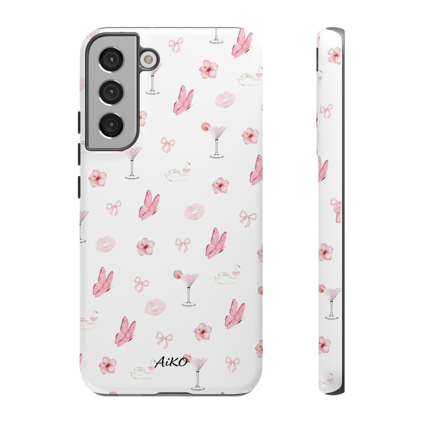 Pink Floral & Cocktail