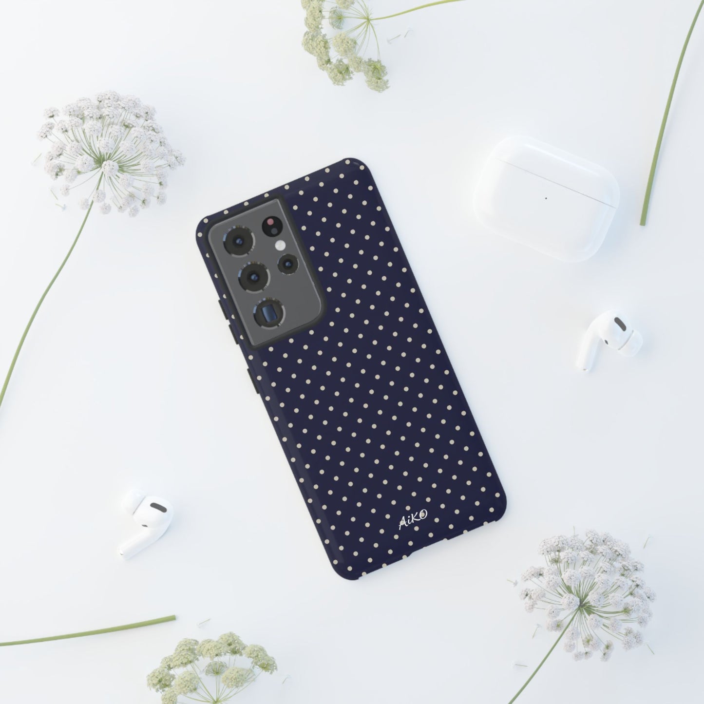 Baby Dots ( Navy and Blue)