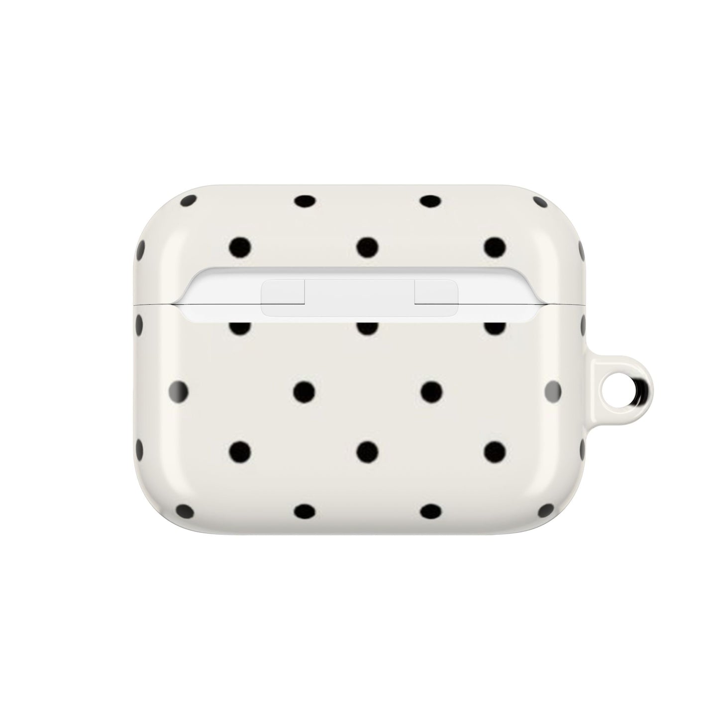 Polka Dot ( White and Black) AirPods Cases