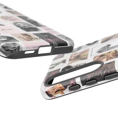 Fashion Collage Phone Case — Pink Vogue Magazine Aesthetic Tough Case