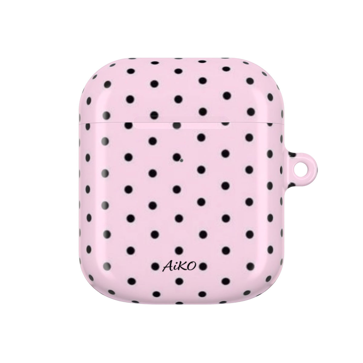 Polka Dot ( Pink and Black) AirPods Cases