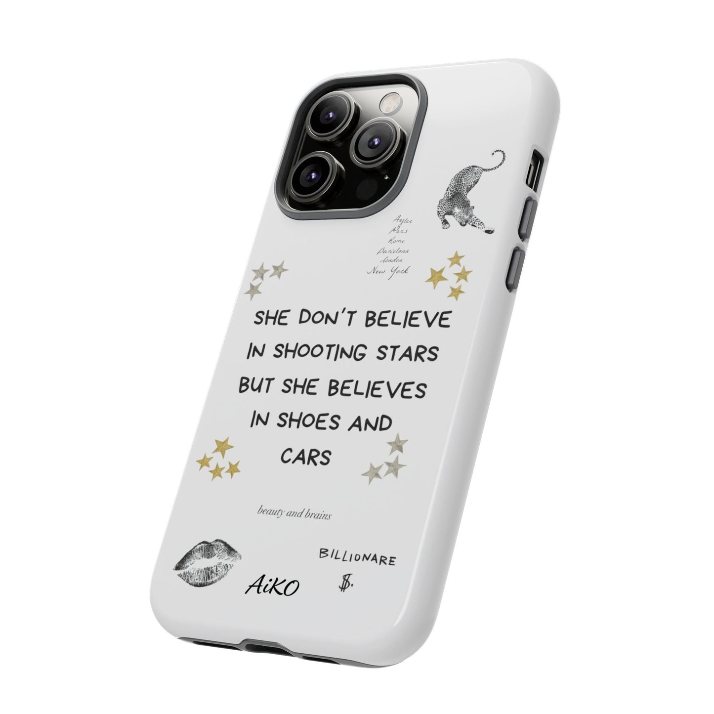 “She don’t believe in shooting stars”