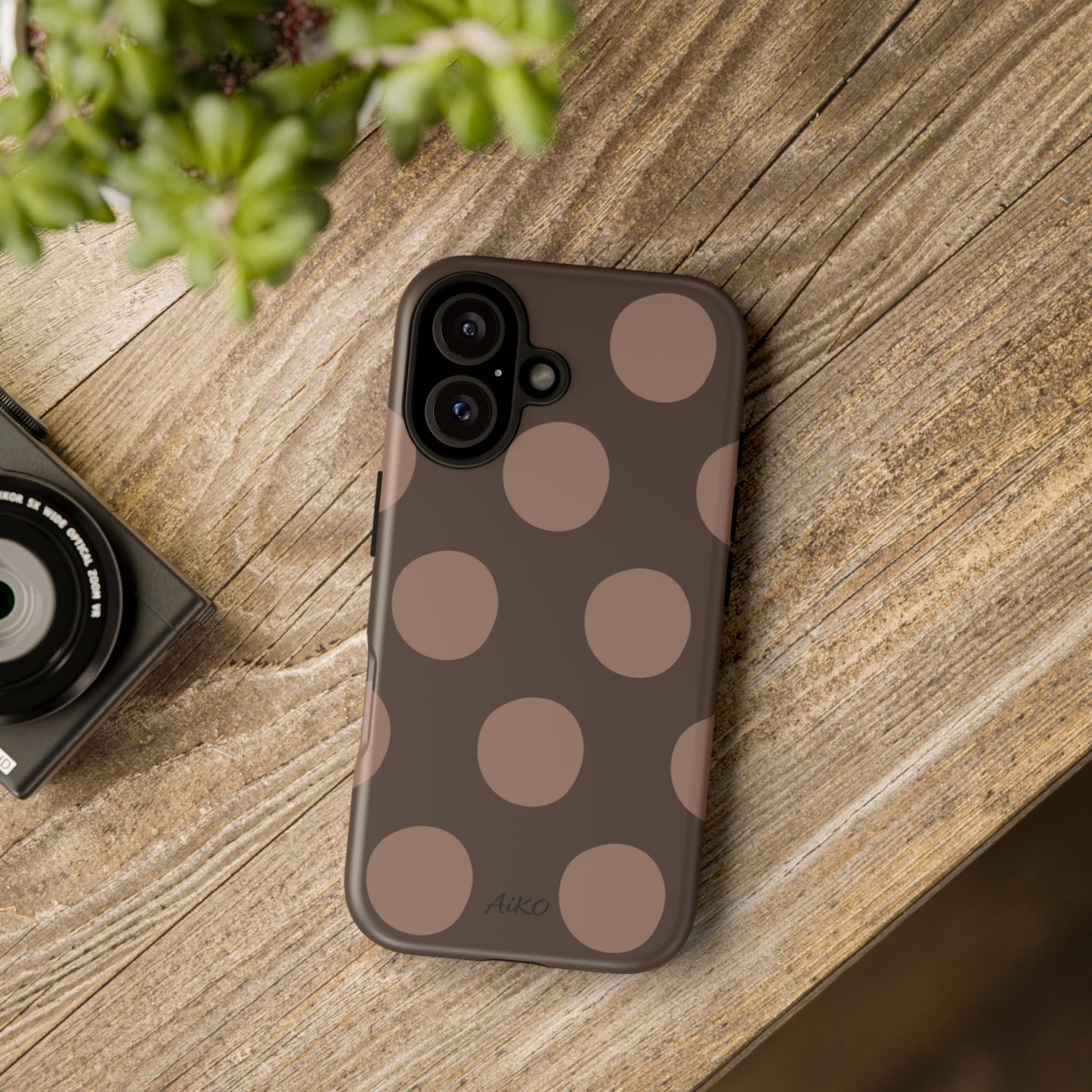 Polka Dots (Brown)