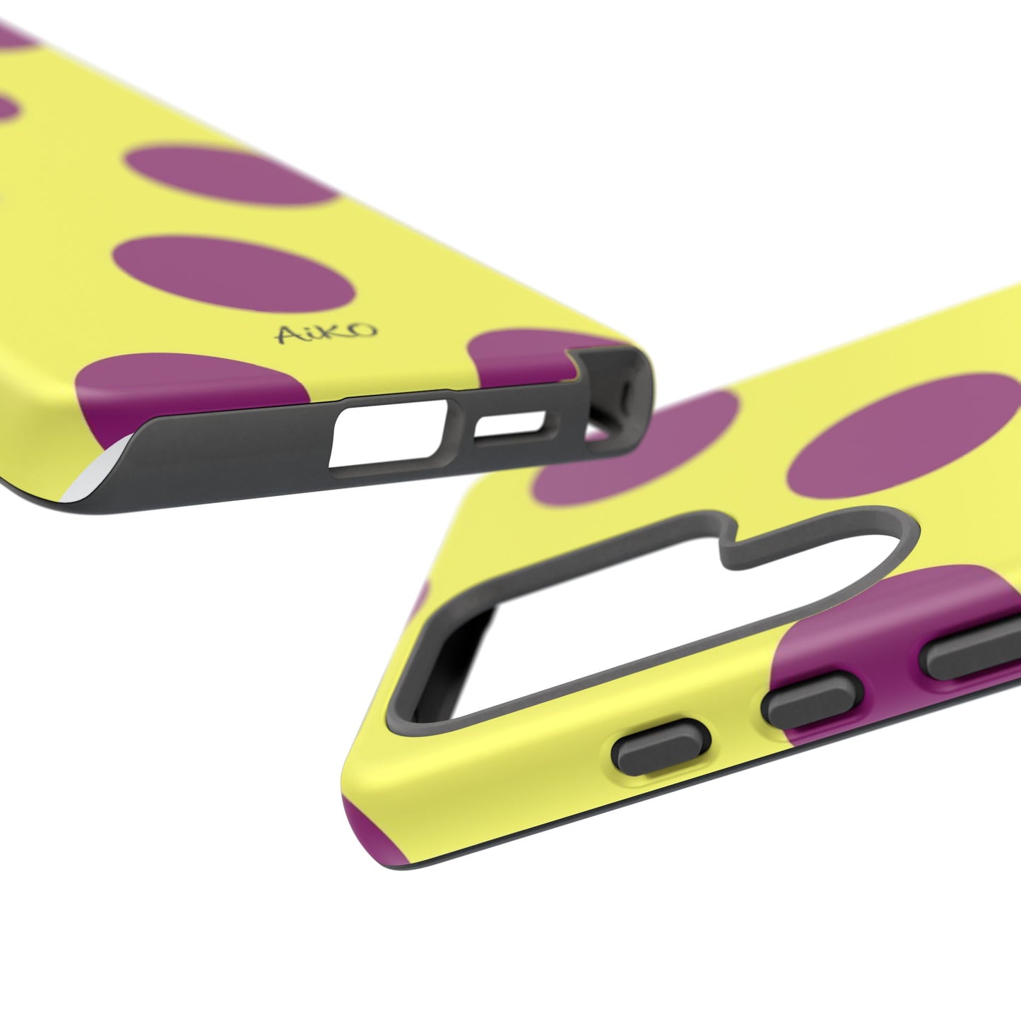 Polka Dots (Yellow & Purple)