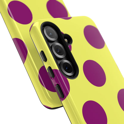 Polka Dots (Yellow & Purple)
