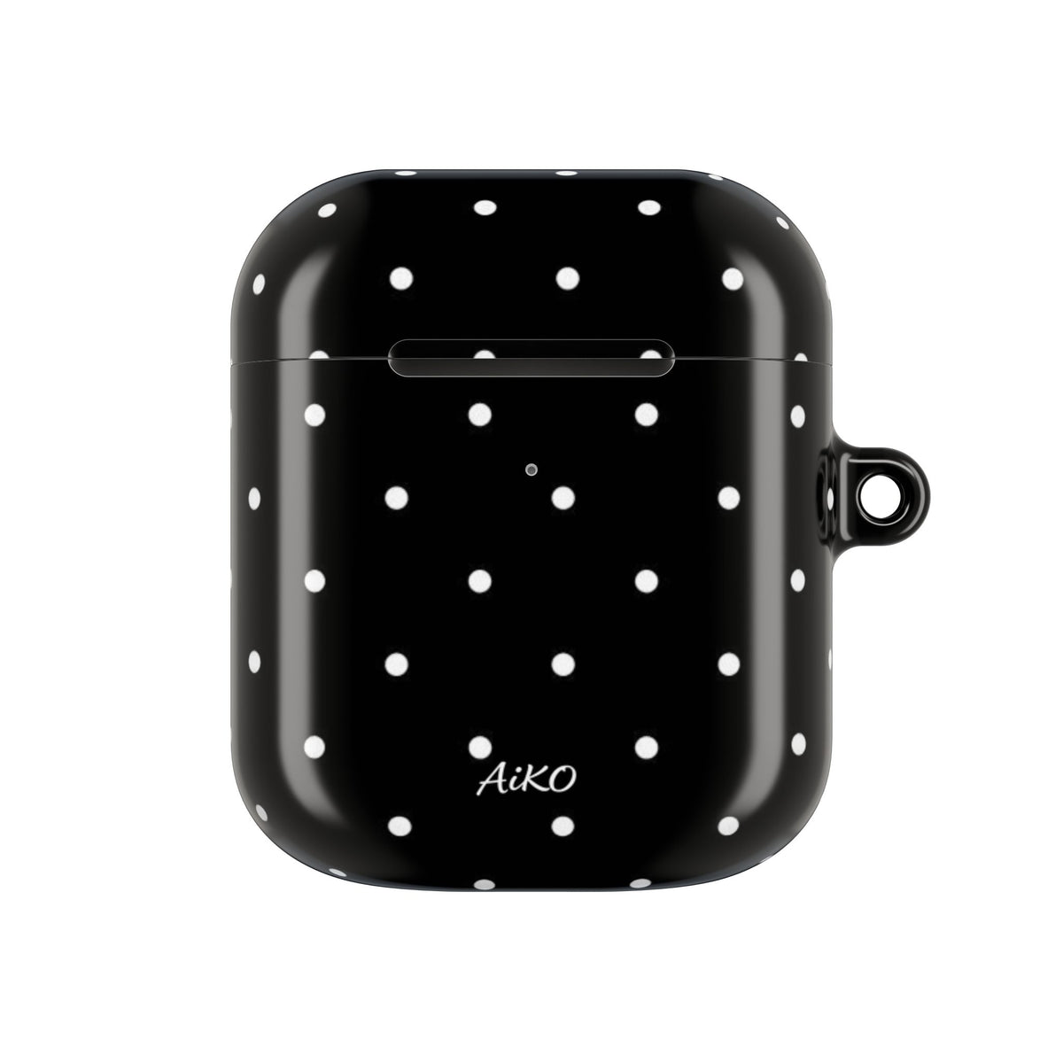 Polka Dot (Black and white) AirPods Cases