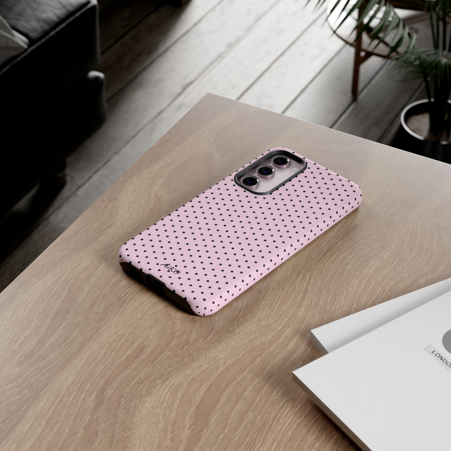 Baby Dots (Black and Pink)