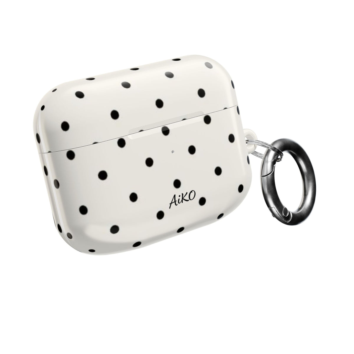 Polka Dot ( White and Black) AirPods Cases