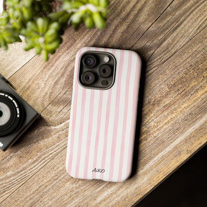 Pink Blush Stripes