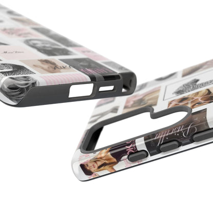 Fashion Collage Phone Case — Pink Vogue Magazine Aesthetic Tough Case
